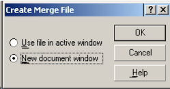 Create merge file window